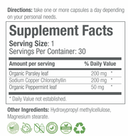 Body Deodorizing Supplement | 30 Capsules